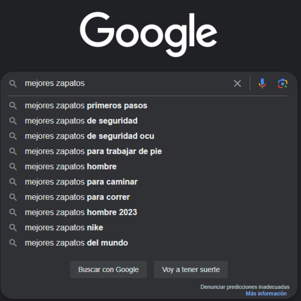 Google Autocompletar